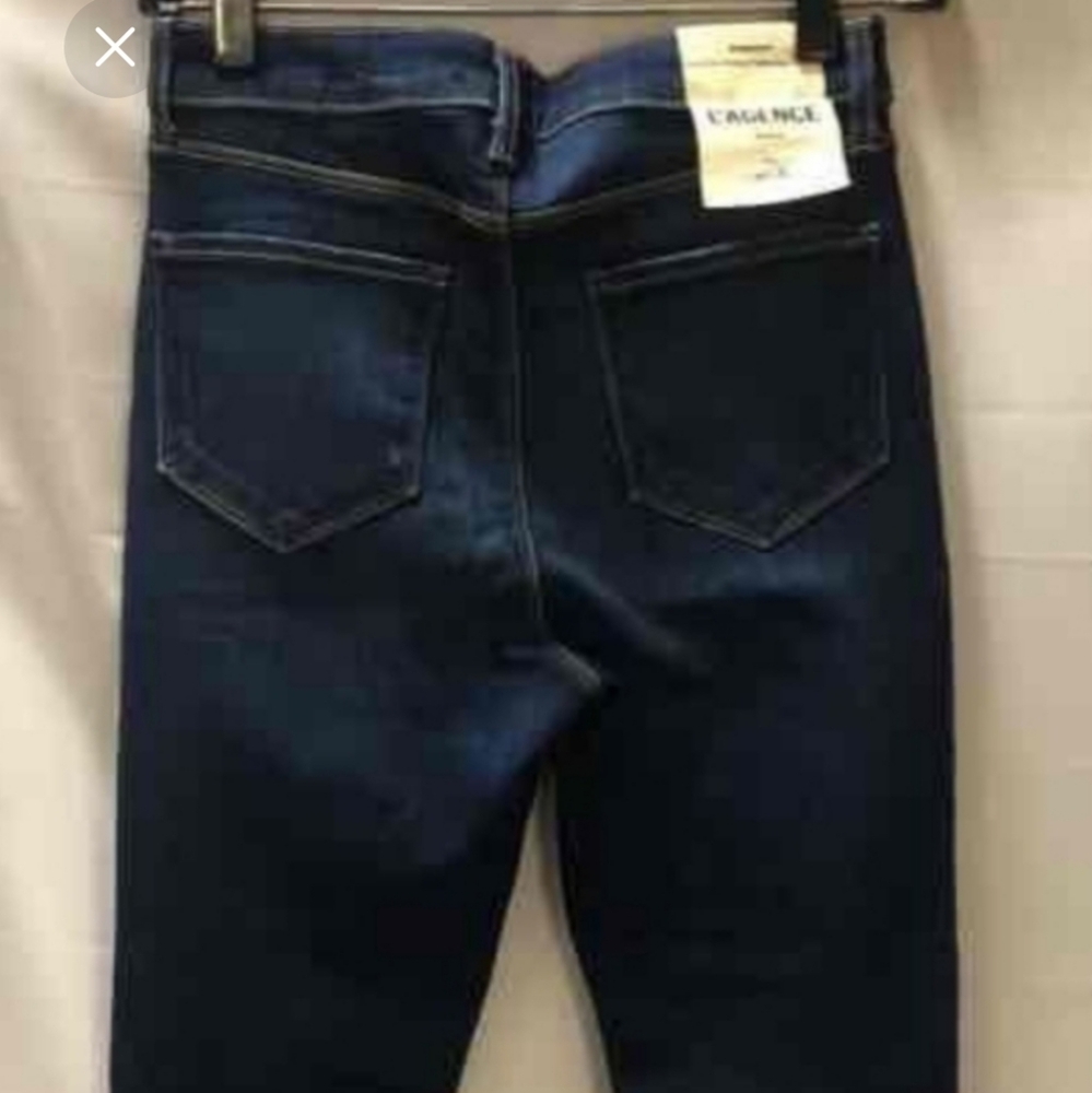 L'agence jeans cropped gently worn